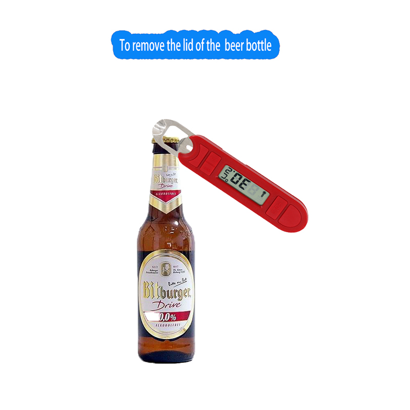 Snelle 0,5 seconde nauwkeurige bieropener vleesthermometer voor buiten en keuken koken