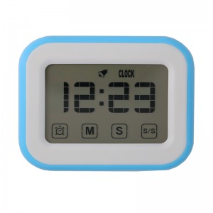 Modern huis elektronische digitale LED skelet holle wand wekker timer