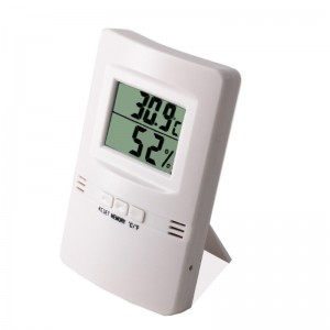 Ultradunne en enkele LCD digitale thermometer en hygrometer + -1C + -5% RV hygrothermograaf