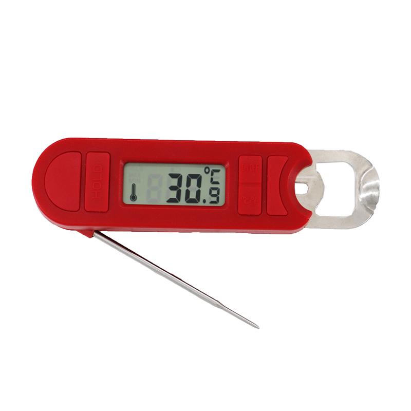 Breed gebruik Klein scherm met digitale voedselthermometer met bierflesopener