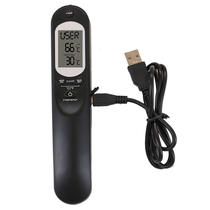 Kwaliteit Chinees nieuw product Koken Keuken Eten Spraak Digitale thermometer met zaklamp en USB